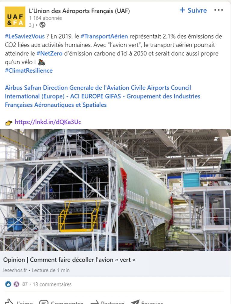 Illustration de l’avis : UNION DES AEROPORTS FRANÇAIS – Internet