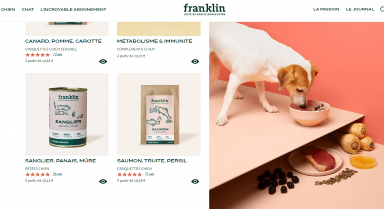 Illustration de l’avis : FRANKLIN PETFOOD – Internet