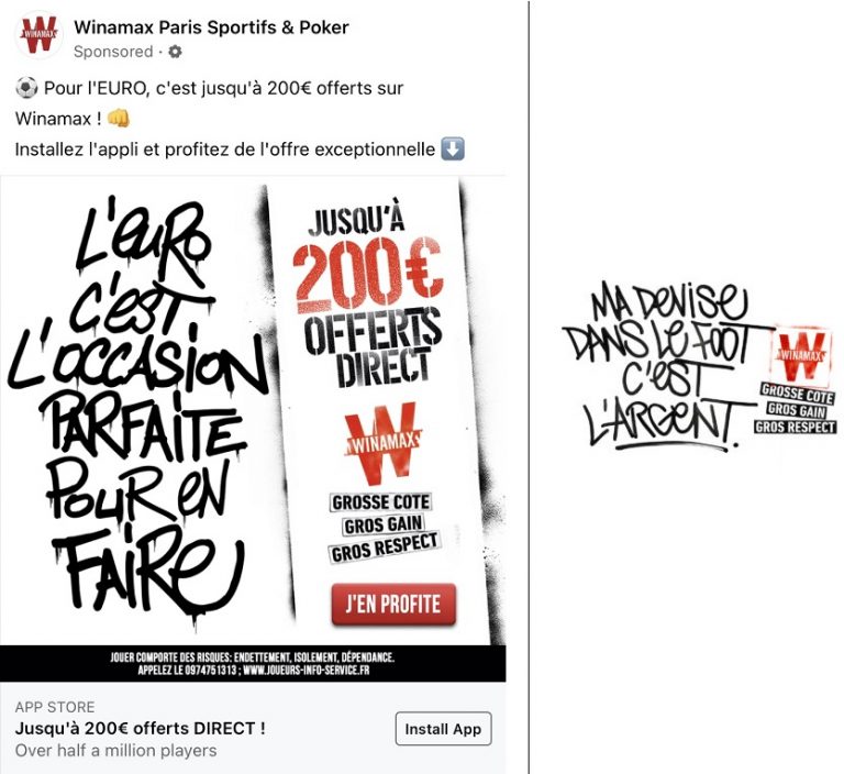 Illustration de l’avis : WINAMAX – Internet – Affichage