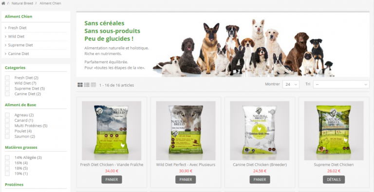 Illustration de l’avis : NATURAL BREED – Internet