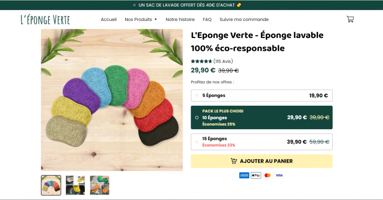 Illustration de l’avis : L’EPONGE VERTE – Internet