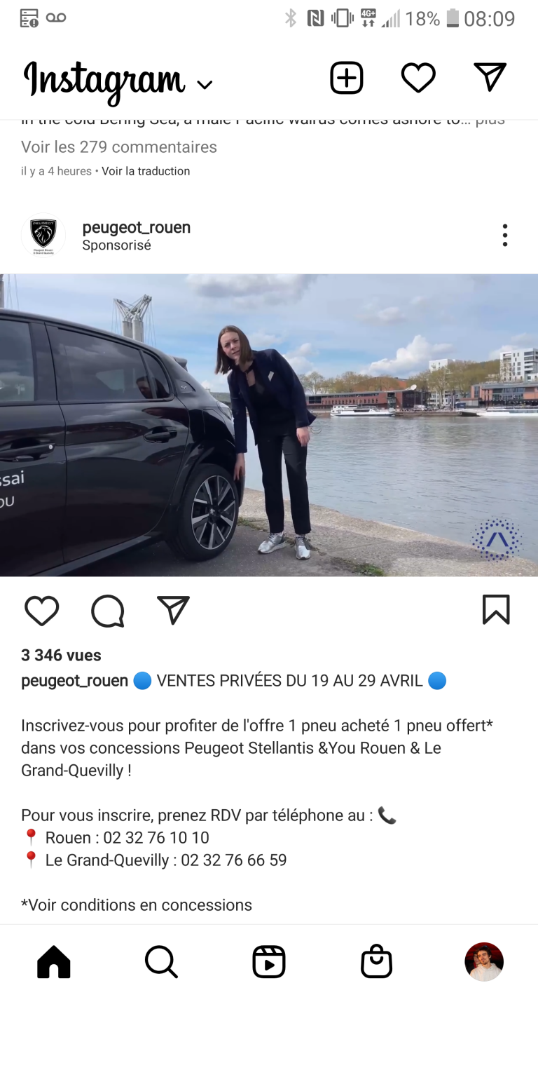 Illustration de l’avis : PEUGEOT ROUEN – Internet