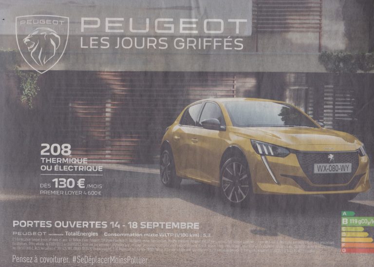 Illustration de l’avis : PEUGEOT 208 – Presse