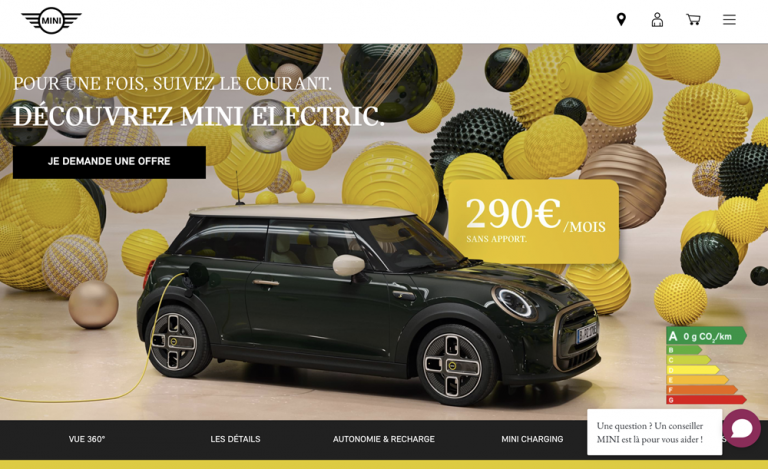Illustration de l’avis : MINI ELECTRIC – Internet