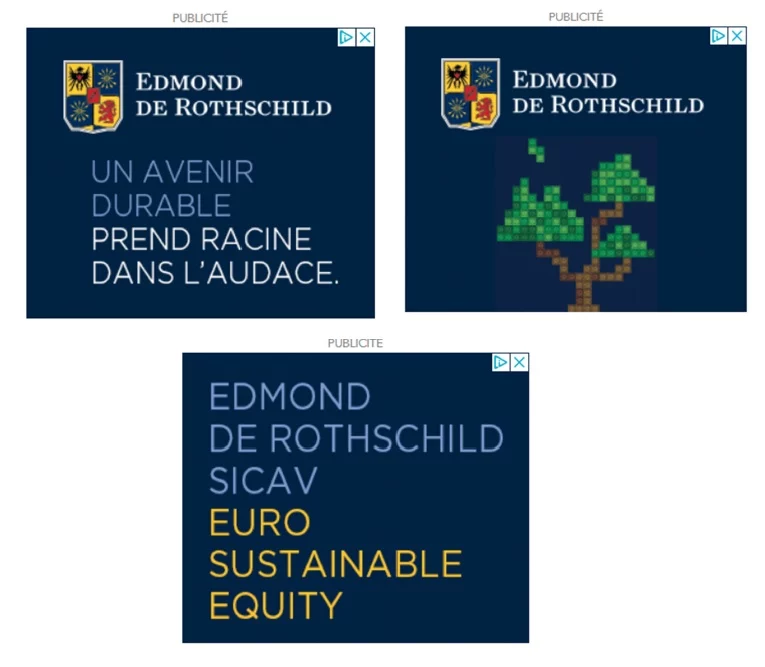 Publicité EDMOND DE ROTHSCHILD