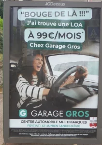 Publicité GARAGE GROS