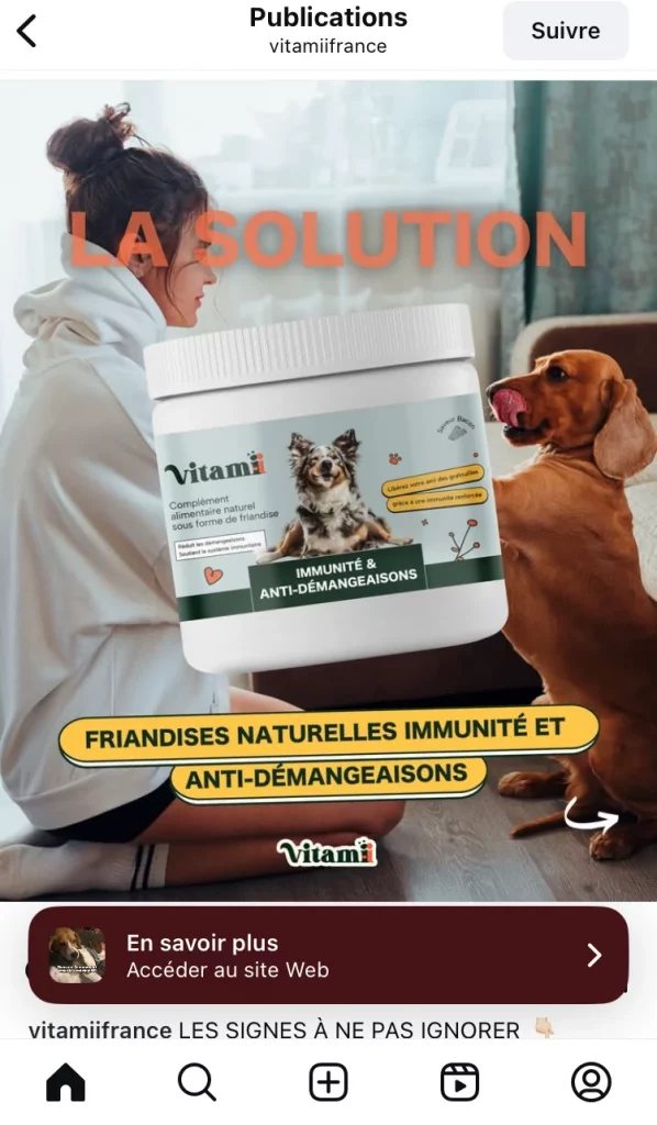 Publicité VITAMII
