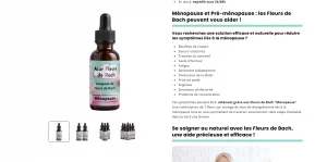 Publicité AZUR FLEURS DE BACH