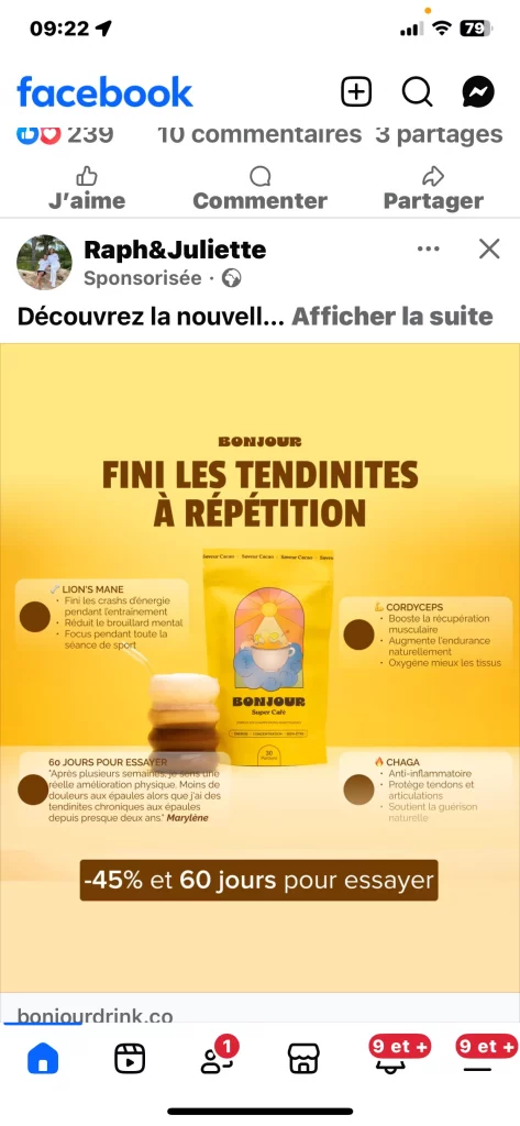 Publicité Bonjour
