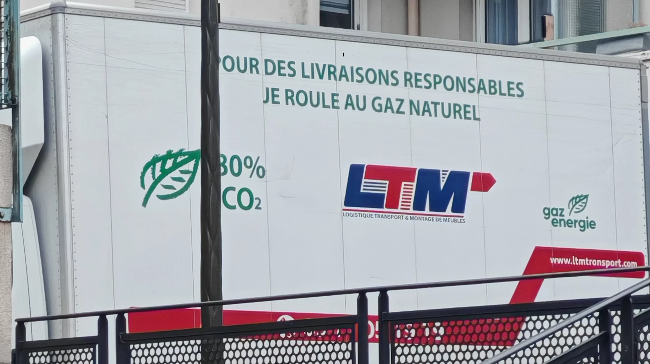 Publicité LTM TRANSPORT